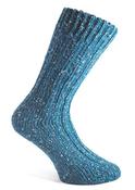 Donegal Traditional Wool Socks - Petrol image