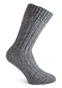 Donegal Traditional Wool Socks - Grey image