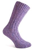 Donegal Traditional Wool Socks - Purple image