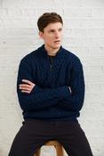 Aran Half Zip Sweater - Merino Atlantic
