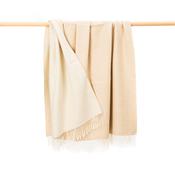 Wool Angora Throw Cream image