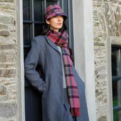 Coordinating Irish Ladies Tweed Hat &amp;amp; Wool Scarf Bundle image