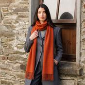 100% Cashmere Scarf Burnt Orange image