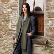 100% Cashmere Scarf Forest Green image