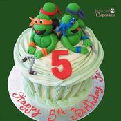 Giant Cupcake Ninja Turtles image