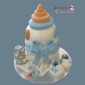 Baby Bottle Cake