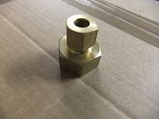 FW0390-3/8 3/4"x3/8" gas coupling plain image