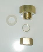 FW0390 3/4"x15mm gas coupling plain