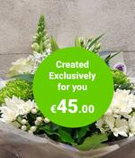 White Hand-Tied Bouquet