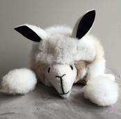 Novelty Hats. Alpaca Heads.
