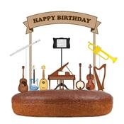 Adorei | Musical Instruments Cake Topper image