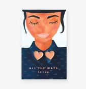 All the Ways To Say - Double Heart Pins image