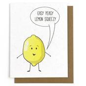 Easy Peasy Lemon Squeezy Greeting Card | Smarty Pants Paper Co