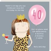 Girl 40th Birthday | Rosie Made A Thing