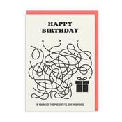 Happy Birthday Line Maze | Ohh Deer