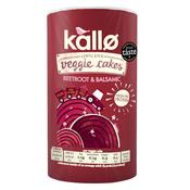Kallo | Beetroot &amp; Balsamic Lentil &amp; Pea Veggie Cakes
