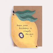 Lemon Zest Birthday Card | Sister Paper Co