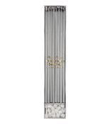 Meri Meri | 16 Tall Silver Metallic Candles image