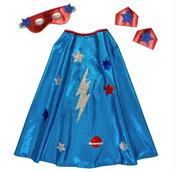 Meri Meri | Blue Superhero Cape Costume image