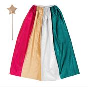 Meri Meri | Metallic Rainbow Cape &amp; Wand image