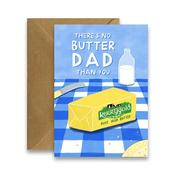 No Butter Dad | Funny Irish Card For Dad image