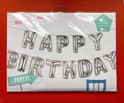 Talking Tables | Silver Happy Birthday Balloon Bunting