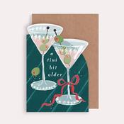 Tini Bit Older Martini Birthday Card | Sister Paper Co