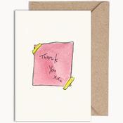 Post It Thank you | WeirdWaterColours Gift Card