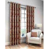 Windsor Red Eyelet Curtains image