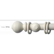 Milan 50mm White Plain Paint Finish