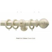 Milan 63mm Antique Collection Cream Gold with Smooth/Reeded Finish Ball End