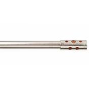 Vogue 28mm Pole Complete Set Brushed Steel Barrel End