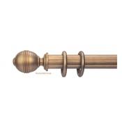 Capri Antique Black 50mm Reeded Ball Complete Set