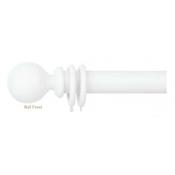 Florence 50mm Mat White Ball End Complete Set