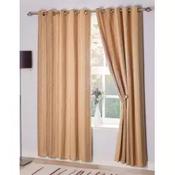 Toulon Gold Eyelet Curtains image