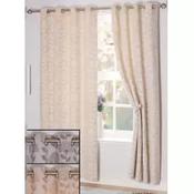 Scandic Natural Eyelet Curtains image