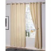 Melbourne Gold Eyelet Curtains image