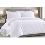 Microfibre Complete Set White, Duvet Cover, Fitted Sheet, Pillowcases image