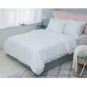 Pintuck Complete Bedding Set White