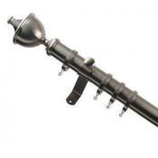 Dynasty Complete Urn Finial 42mm Brushed Steel