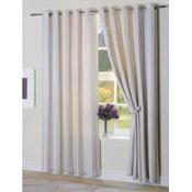 Athens Taupe Eyelet Curtains image