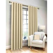 Lunar Sand Blackout Eyelet Curtains image