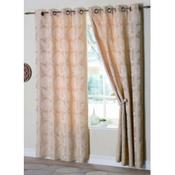 Malmo Champagne Eyelet Curtains image