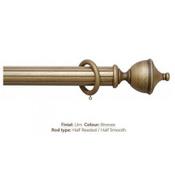 Milan 50mm Antique Collection Bronze with Smooth/Reeded Finish Urn End