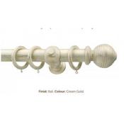 Milan 50mm Antique Collection Cream Gold with Smooth/Reeded Finish Ball End