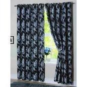 Vincenzo Chalk Grey Eyelet Curtains image