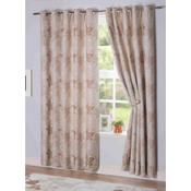 Sycamore Beige Eyelet Curtains image