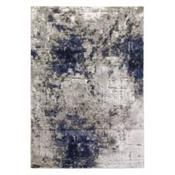 Bellini Mirage Light Grey Navy Abstract