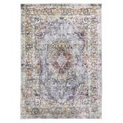 Boho Medallion Grey Distressed