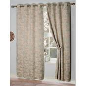 Tropic Pink Eyelet Curtains